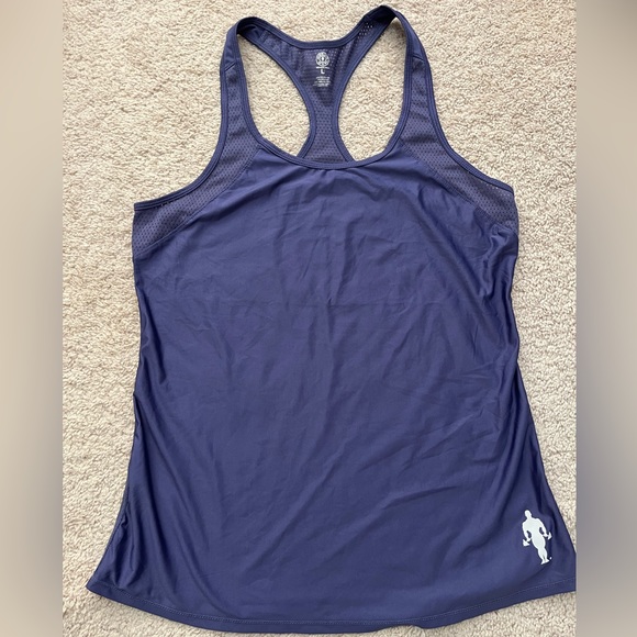 Gold’s Gym Ladies Workout Tank Top Purple Mesh Back Size Large - Picture 1 of 5
